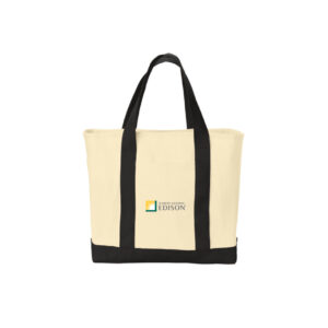 B400 Port Authority® Ideal Twill Two-Tone Shopping Tote