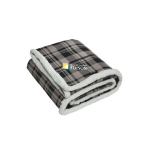 BP43 Port Authority® Flannel Sherpa Blanket